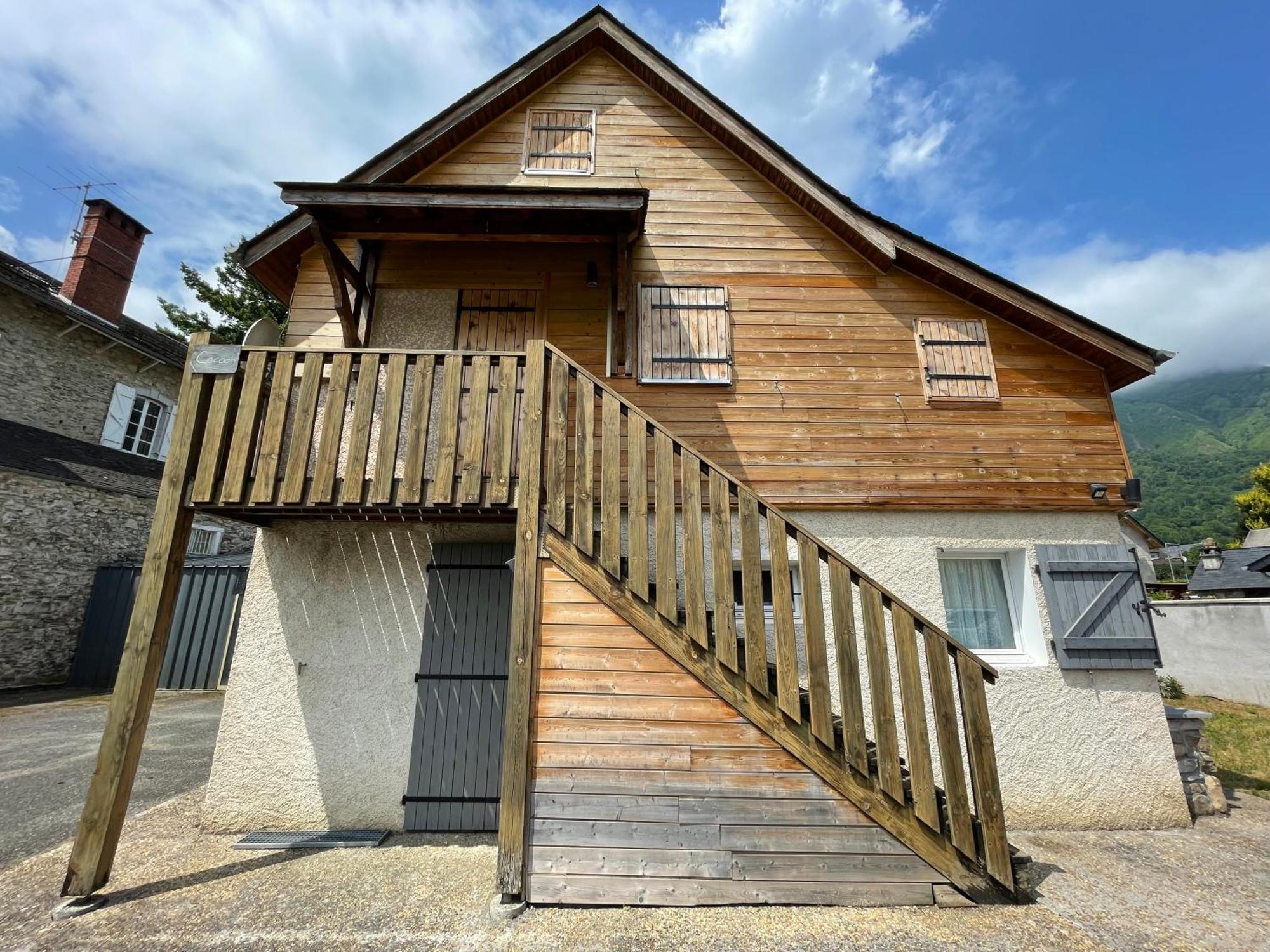 Appartement Cocoon Avec Jardin Et Vue Montagne 拉兰 外观 照片
